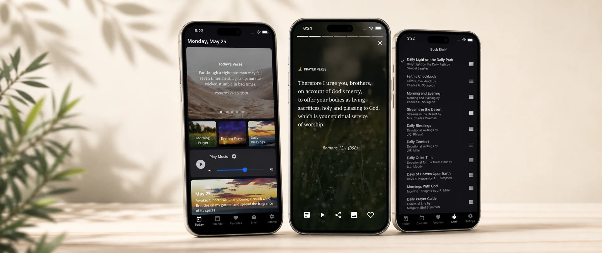 Tap Tap Studio devotional app screens across mobile devices