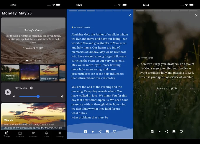 Daily Devotional Collection on iPhone